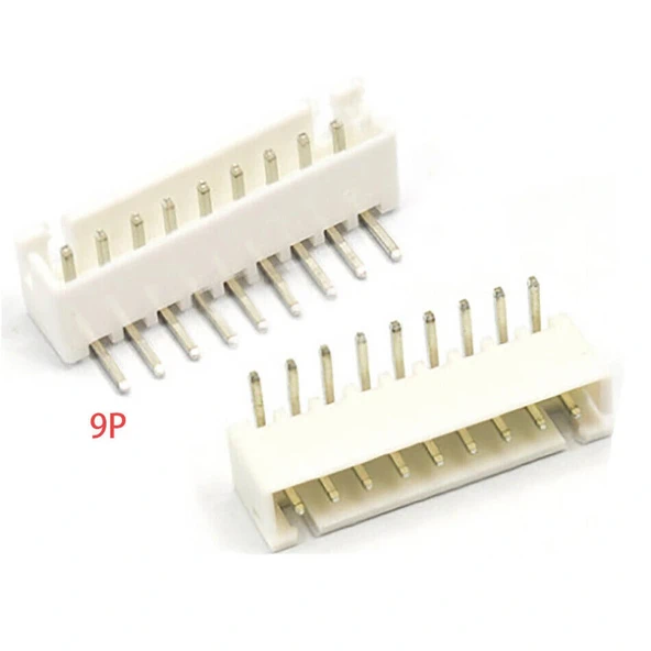 9 Pin JST-XH 2.54 Tunik Konnektör Erkek Eğik 90° ürün görseli 1