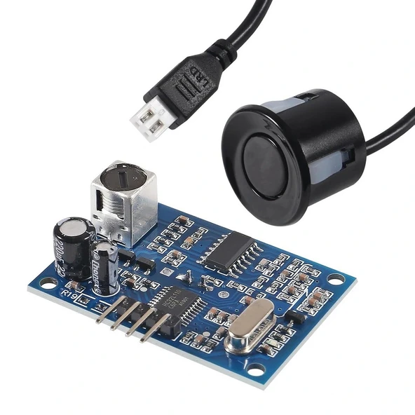 JSN-SR04T Su Geçirmez Ultrasonik Mesafe Ölçer Sensörü (Transducer) ürün görseli 1
