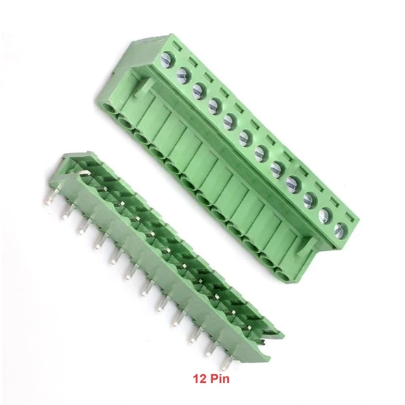 12 Pin 3.81mm Geçmeli 90C Takım Klemens ürün görseli 1