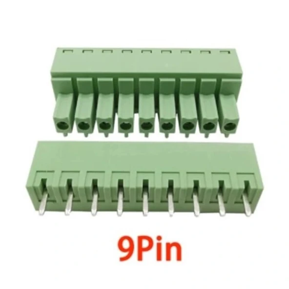 9 Pin 3.81mm Geçmeli 90C Takım Klemens ürün görseli 1