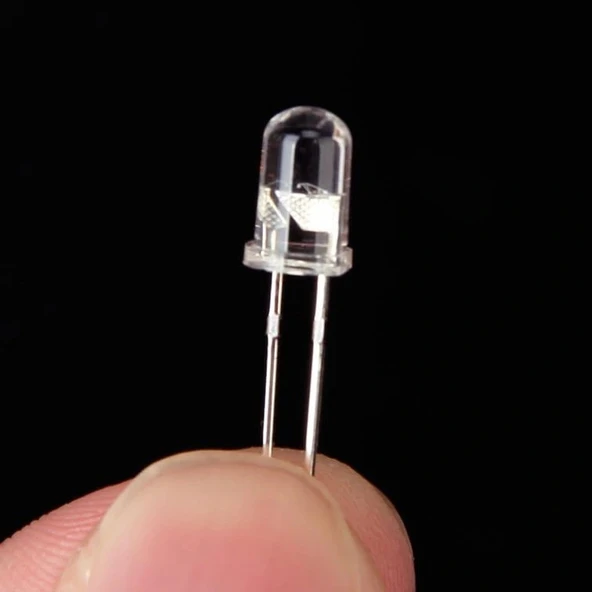 5mm Led Beyaz Diyot Diffused 1 Adet - Resim 2