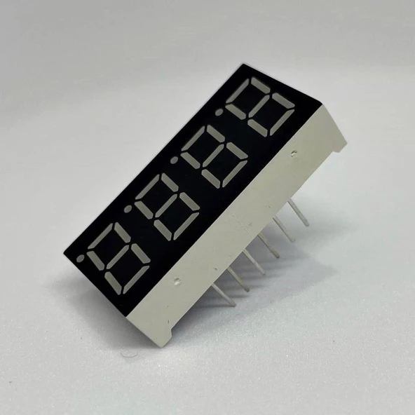 9.2mm 4lü 7 Segment Display Ekran Kırmızı Ortak Anot - Resim 4