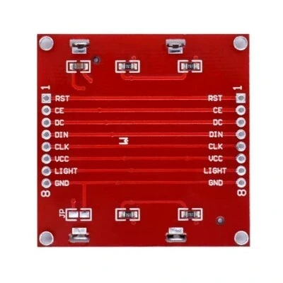 Nokia 5110 LCD Ekran - Kırmızı PCB - Resim 2
