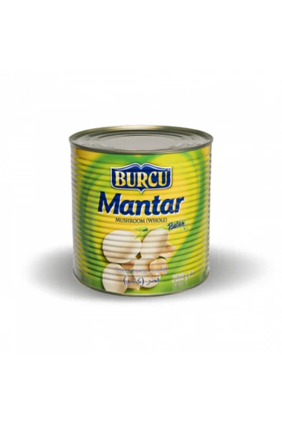 Burcu Bütün Mantar Konservesi Teneke 2600 gr ürün görseli 1