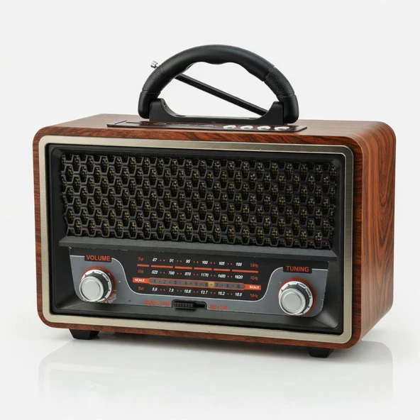 Nostaljik Radyo Meier M-157bt Retro Radyo Şarjlı - Kumandalı Usb/sd/mp3/bluetooth ürün görseli 1