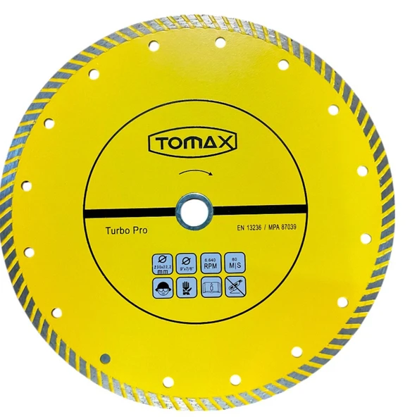 Tomax Turbo Elmas Kesici 230x2.4x22mm ürün görseli 1