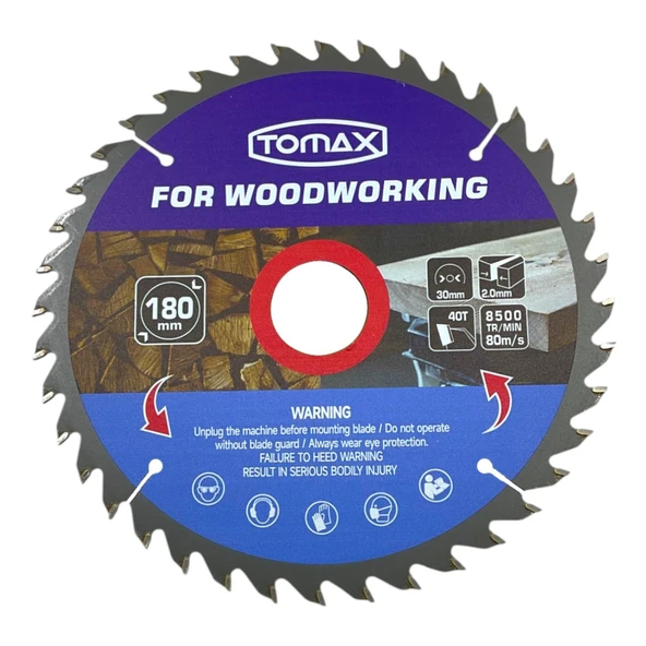 Tomax Sunta Kesme Testere 180x2.0mm Z:40 ürün görseli 1