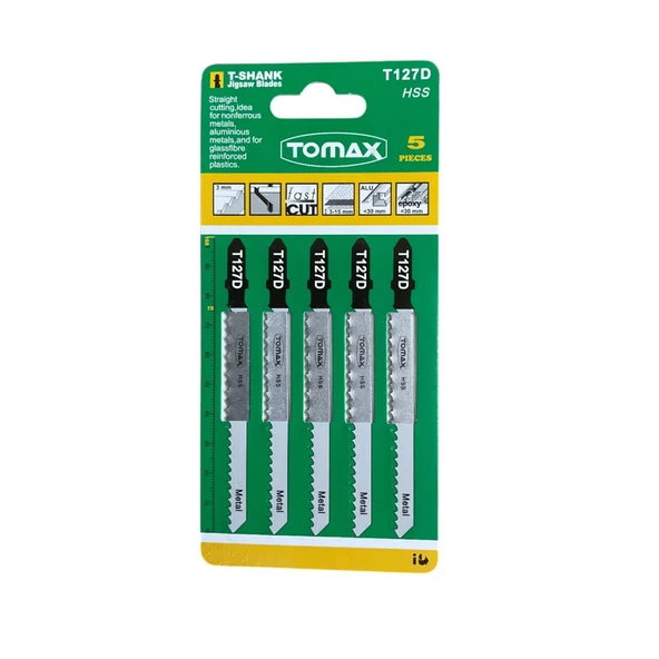 Tomax Özel Kesim Metal Dekupaj Ağzı (T127D) - 5'li Paket ürün görseli 1