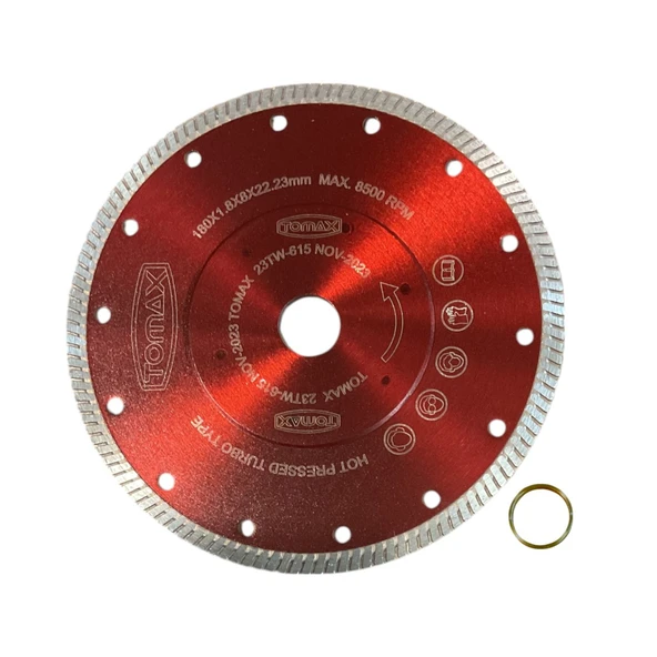 Tomax İnce Hassas Kesme 180x1.8x22mm ürün görseli 1