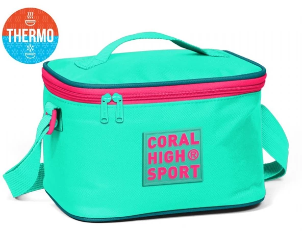 Coral High Sport Su Yeşili Thermo Beslenme Çantası 22804 ürün görseli 1