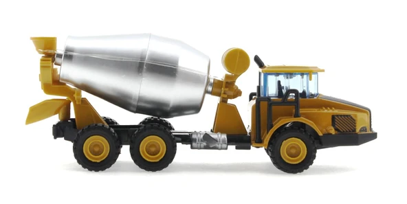 Die Cast Mini İnşaat Aracı Mikser - Resim 3