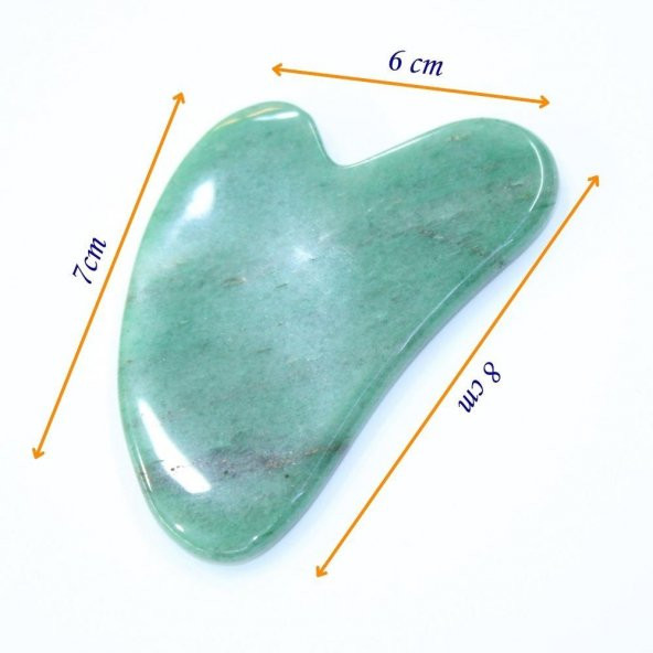 Aventurin Gua Sha & Roller Set - Resim 3