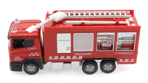 Die Cast Sürtmeli Söndürücü İtfaiye Aracı - Resim 4