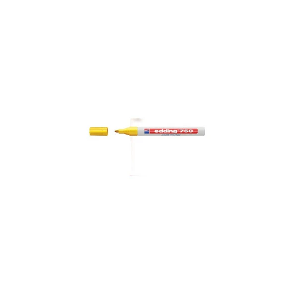 Edding Markör Boya 2-4 MM Yuvarlak Uçlu Sarı Boya Dekor Markörü (10 Lu Paket) ürün görseli 1