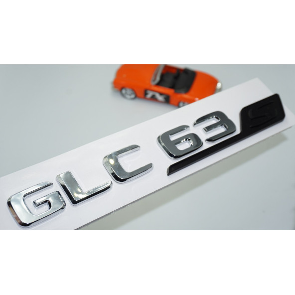 DK Tuning GLC 63S Bagaj Siyah Krom ABS Yazı Logo Benz İle Uyumlu ürün görseli 1
