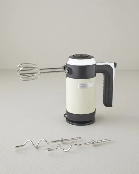 Westinghouse Retro Standlı El Mikseri - Krem - Resim 3