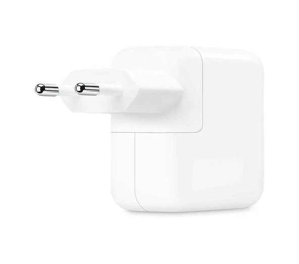 MW2K3TU/A 35W Çift USB-C Bağlantı Noktalı Güç Adaptörü ürün görseli 1