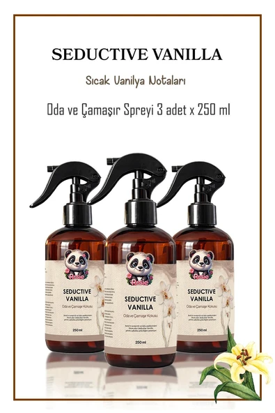 Rosie 3 adet Seductive Vanilla Oda ve Çamaşır Spreyi 250 ml ürün görseli 1