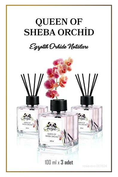 3'lü Orkide Çubuklu Oda Kokusu 100 ml ürün görseli 1