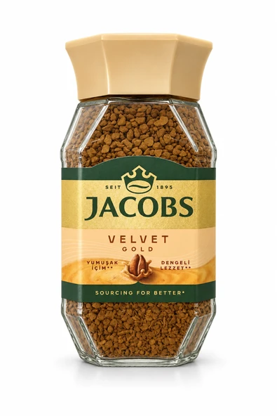 Jacobs Velvet Gold Çözünebilir Kahve 100gr ürün görseli 1