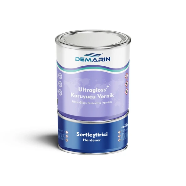 Demarin Çift Bileşenli Ultragloss Sıvı Cam Vernik (Yüksek Koruyucu) ürün görseli 1