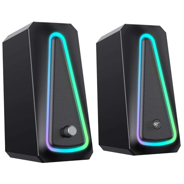 HAVIT Gamenote SK208 PRO RGB Işıklı 2.0 Stereo Gaming PC Hoparlör ürün görseli 1