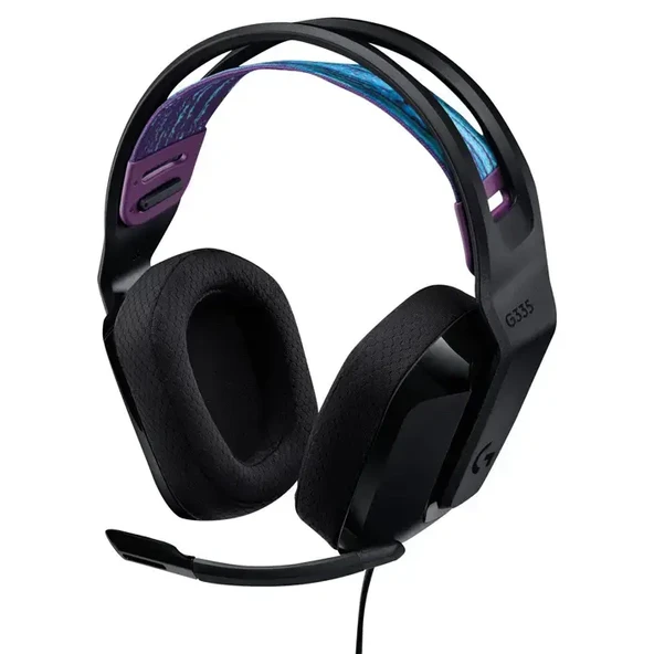 LOGITECH G G335 Kablolu Siyah Oyuncu Kulaklığı - 981-000978 ürün görseli 1