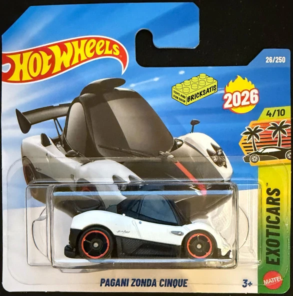 Hot Wheels Tekli Arabalar Pagani Zonda Cinque JJH34 (Exoticars) ürün görseli 1