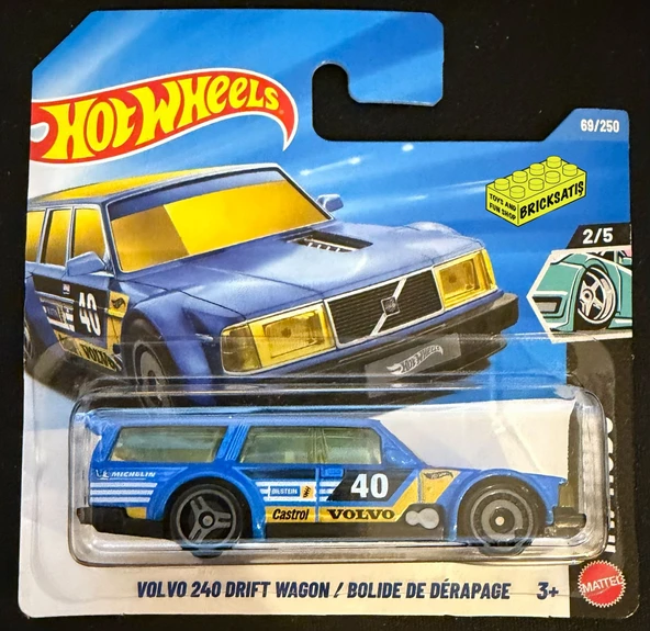 Hot Wheels Tekli Arabalar Volvo 240 Drift Wagon JJJ36 (Mods) ürün görseli 1