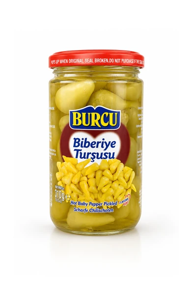 Burcu Biberiye Turşusu Cam Kavanoz 310 gr ürün görseli 1