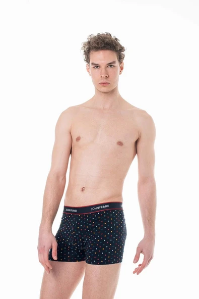 John Frank Not So Basıc Üçlü Paket Erkek Boxer JF3BNSB01 - Resim 5