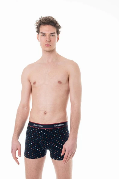 John Frank Not So Basıc Üçlü Paket Erkek Boxer JF3BNSB01 - Resim 2