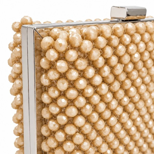 Atelier Emine Clutch Crema - Resim 5
