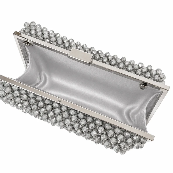 Atelier Emine Clutch Slate - Resim 4