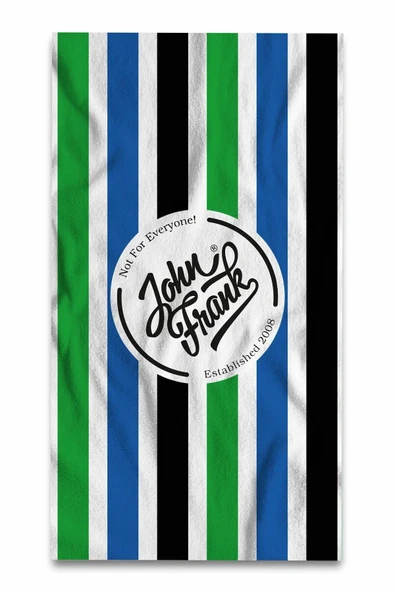 John Frank Unisex Plaj Havlusu JFSS23TW27-STRIPES ürün görseli 1