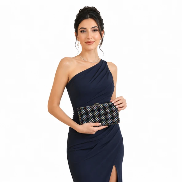 Atelier Emine Clutch Melange - Resim 2
