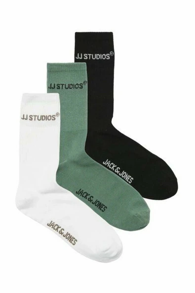 Jack Jones Soho Tennıs 3 Lü Paket Erkek Çorap 12280165 ürün görseli 1