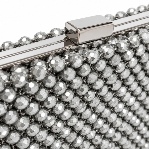 Atelier Emine Clutch Slate - Resim 5
