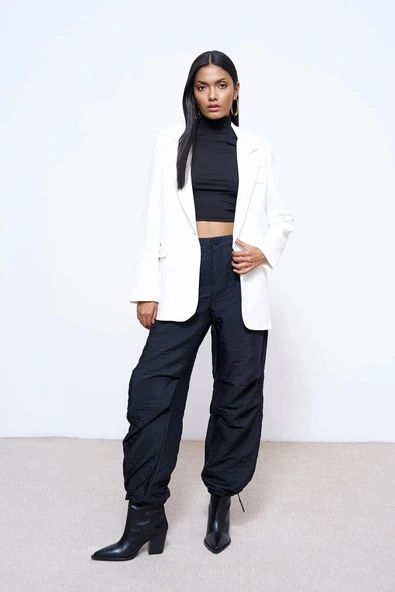 Quzu Oversize Kadın Blazer Ceket ürün görseli 1