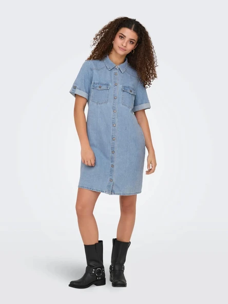 Only Lısa Denim Kadın Elbise 15353176 ürün görseli 1