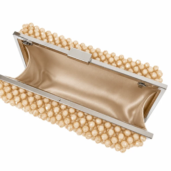 Atelier Emine Clutch Crema - Resim 4