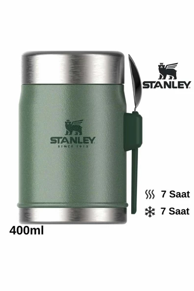 Stanley The Legendary Food Jar + Spork 0.4L / 14Oz Yeşil 10-09382-004 ürün görseli 1