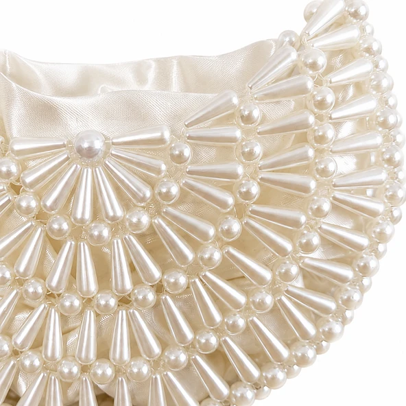 Atelier Emine Clutch Pearly - Resim 5