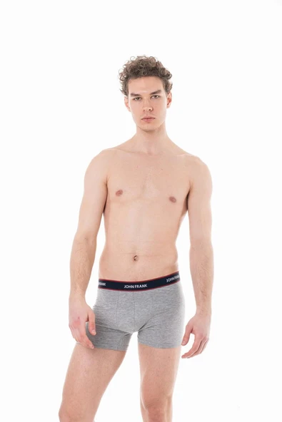 Jonh Frank Üçlü Paket Erkek Boxer JF3BFG02 - Resim 3