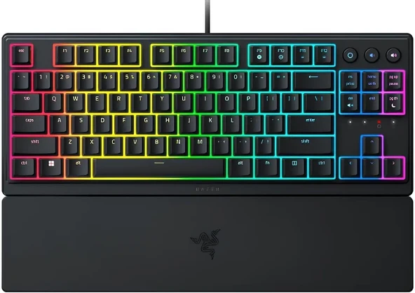 RAZER Ornata V3 RZ03-04881700-R3L1 TKL RGB Mecha-Membrane Switch Kablolu Oyuncu Klavyesi ürün görseli 1