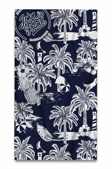 John Frank Unisex Plaj Havlusu JFSS24TW21-RESORT ürün görseli 1