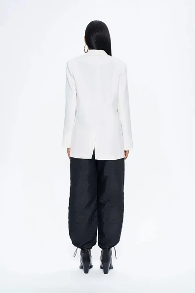 Quzu Oversize Kadın Blazer Ceket - Resim 5