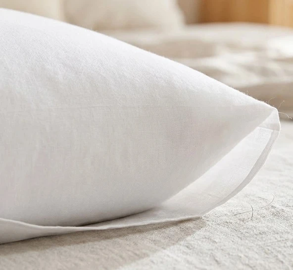 Bicomi Premium 2'li Pamuklu Sıvı Geçirmez Yastık Alezi – Kapaklı Leke ve Nem Koruyucu Uyku Konfor Seti (50x70 cm) ürün görseli 1