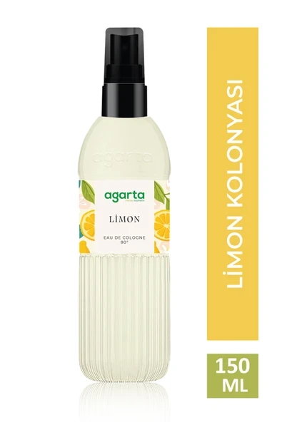 Agarta Pet Şişe 80 Derece  Limon Kolonyası Sprey150 ml ürün görseli 1