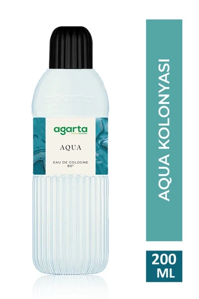 Agarta Pet Şişe 80 Derece Aqua Kolonyası 200 ml ürün görseli 1